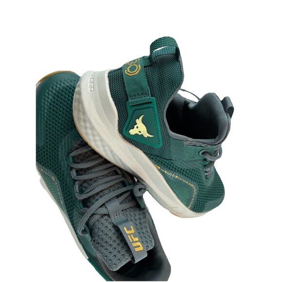 Under Armour BSR Men’s Green Shoes Size 9.5 UFC Logo. Great Looking CLEAN Shoes - Picture 8 of 11